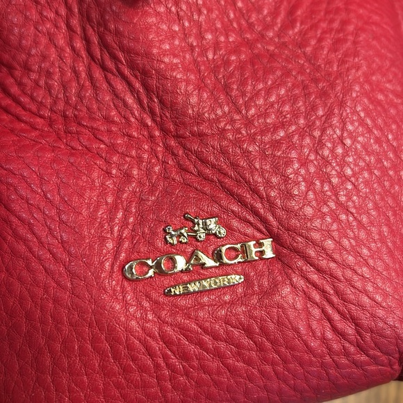 Coach Madison Phoebe F35723 Pebbled Shoulder Bag - Picture 13 of 16